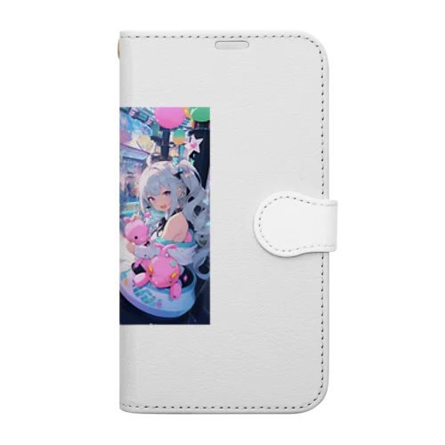 シ一バラダイスで遊ぼう　クニちゃん　2496 Book-Style Smartphone Case