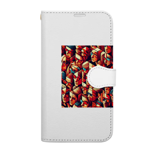 USA　Block　Humans Book-Style Smartphone Case