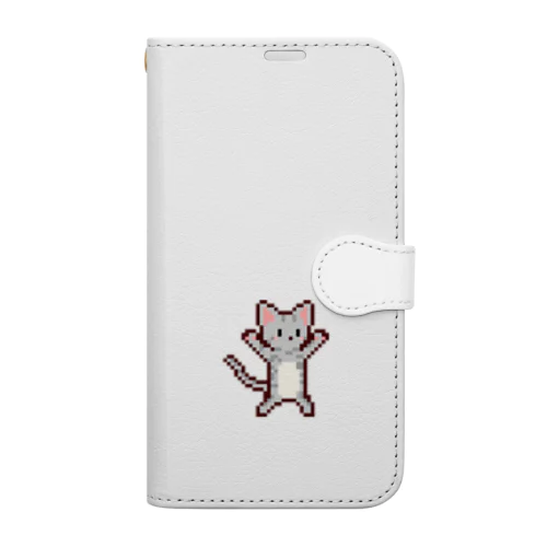 ねこさんのどっきり Book-Style Smartphone Case