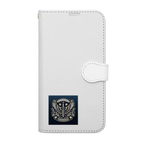アメリカ軍隊学校のロゴがカッコいい！ Book-Style Smartphone Case