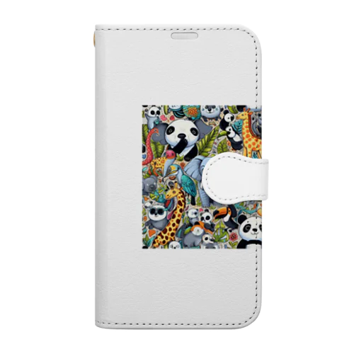 動物園 Book-Style Smartphone Case