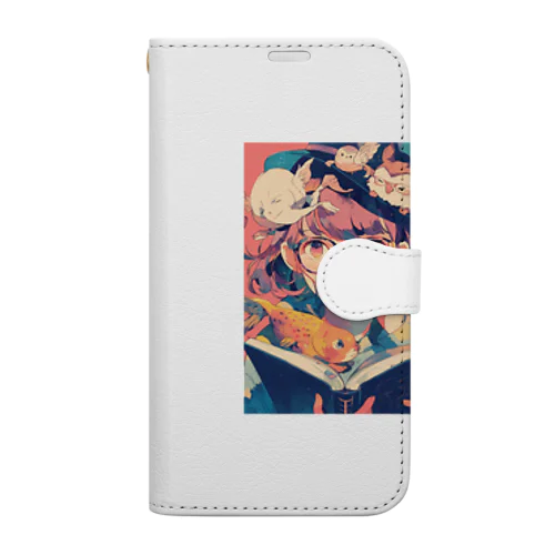 少女と読書週間　なでしこ1478 Book-Style Smartphone Case