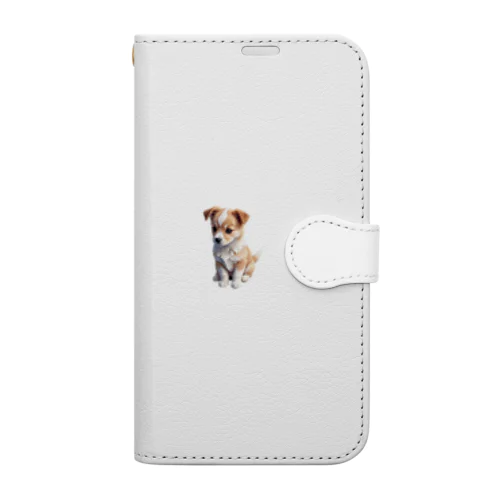 可愛いワンちゃん（犬）子犬ちゃん Book-Style Smartphone Case