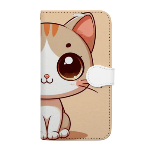 ねこニコばん Book-Style Smartphone Case