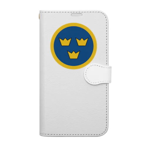 国籍マーク　スウェーデン Book-Style Smartphone Case