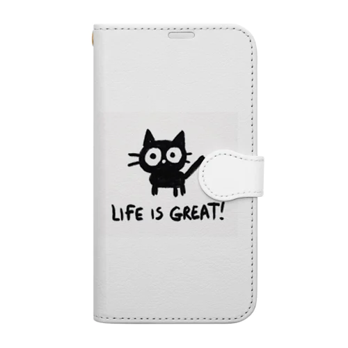 Life is Great !　素晴らしき人生2 Book-Style Smartphone Case