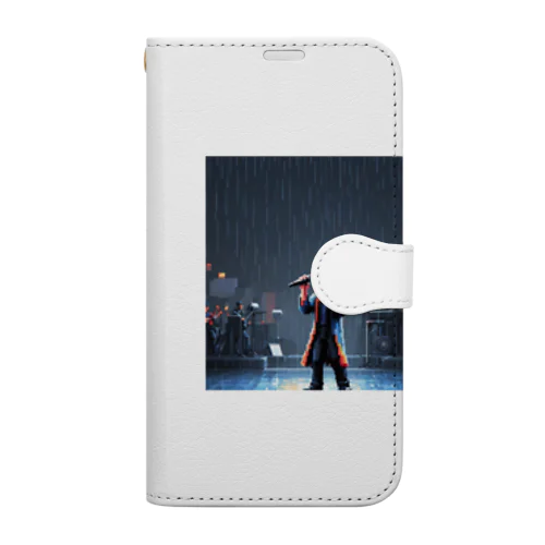 雨の中の歌 Book-Style Smartphone Case