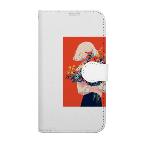 花束をあなたに　Hime  2530 Book-Style Smartphone Case