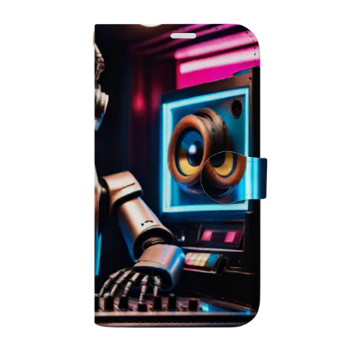 DJロボット1 Book-Style Smartphone Case