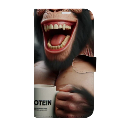 AREUS× CHIMPANZEE#3 Book-Style Smartphone Case