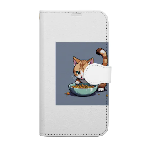 おしょくじねこ Book-Style Smartphone Case