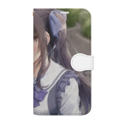 美織里　ツイン娘 Book-Style Smartphone Case