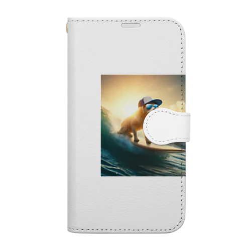 キャップ犬17 Book-Style Smartphone Case