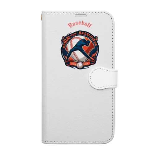 野球　ベースボール　Baseball Book-Style Smartphone Case