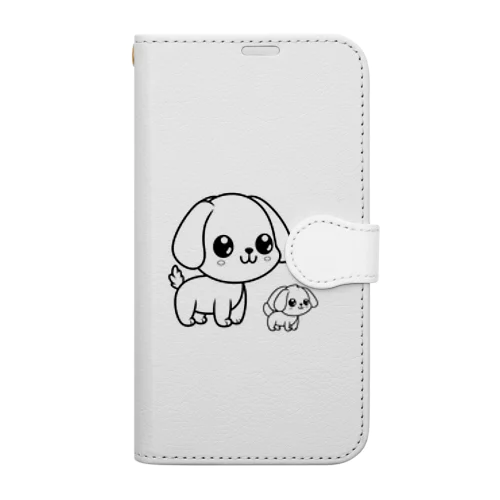 兄弟わんこ Book-Style Smartphone Case