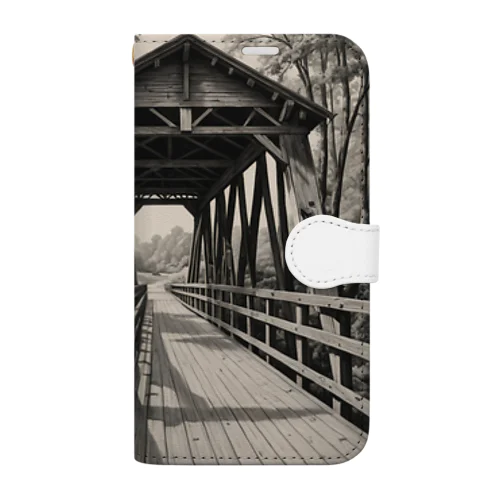 木造橋 Book-Style Smartphone Case