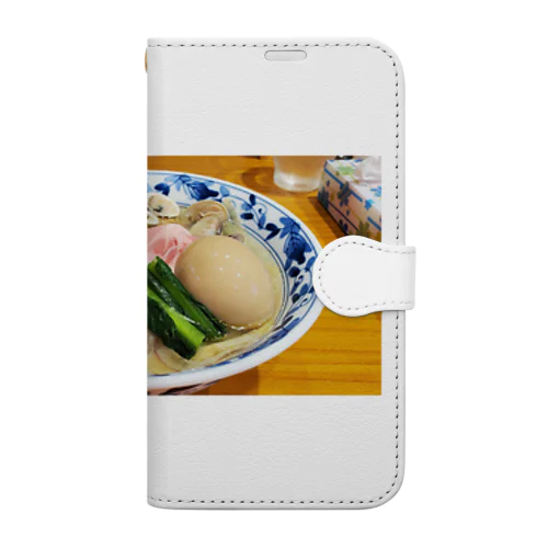 ラーメン　旨い　激うまラーメン　塩味 Book-Style Smartphone Case