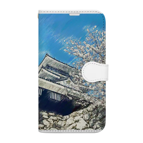 【浜松城】フォトアート Book-Style Smartphone Case