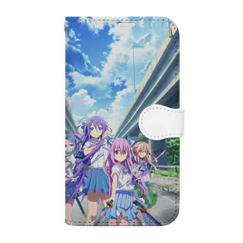 宇宙に繋がる アメジスト 2846 Book-Style Smartphone Case