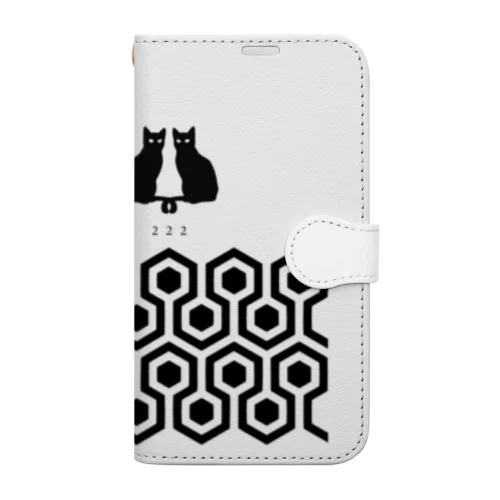 TWIN BLACK CATS 222 Book-Style Smartphone Case