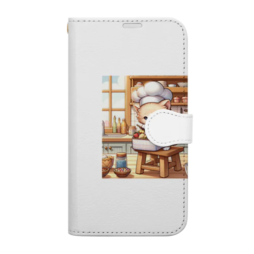 子猫のお弁当作り Book-Style Smartphone Case