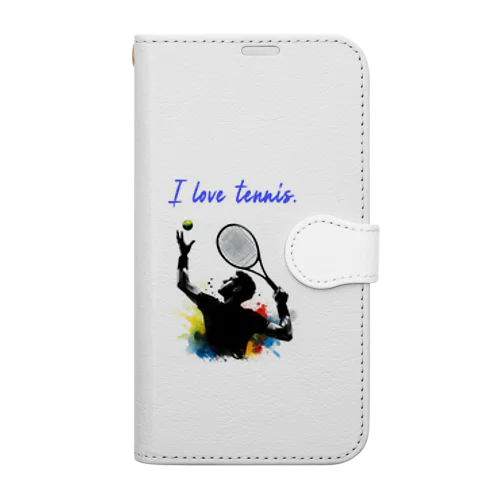 I love tennis. Book-Style Smartphone Case