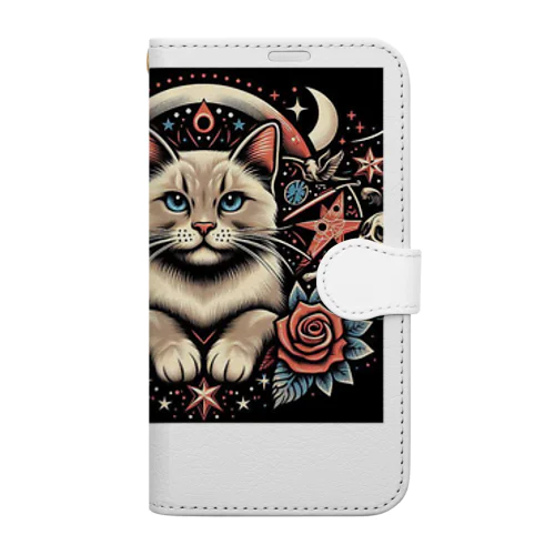 AIイラスト ねこちゃんくん Book-Style Smartphone Case