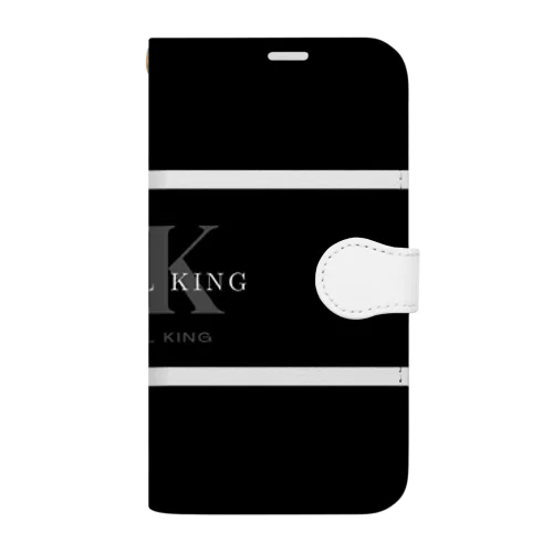 ROYAL KING BLACK 手帳型スマホケース