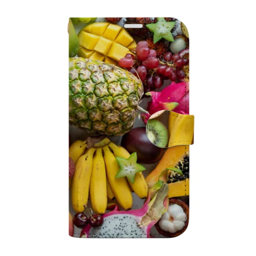 Fruit salad フルーツサラダ Book-Style Smartphone Case
