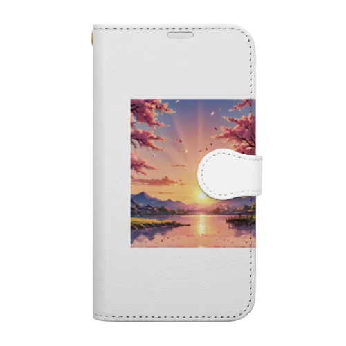 桜の季節2 Book-Style Smartphone Case