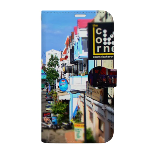 タイの街角 Book-Style Smartphone Case