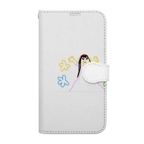 8さいが描いたプリンセス Book-Style Smartphone Case