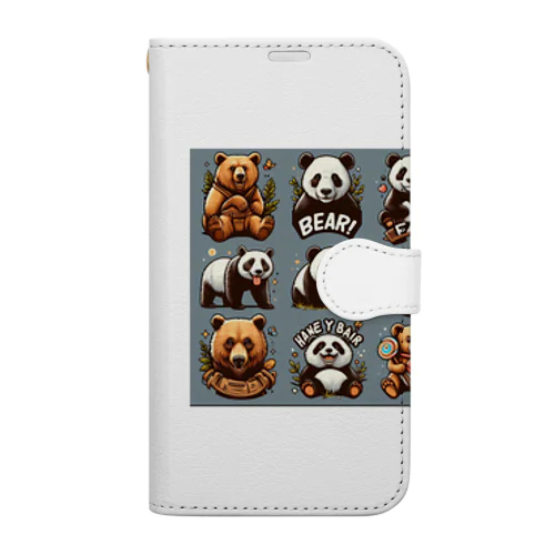 クマジャック Book-Style Smartphone Case