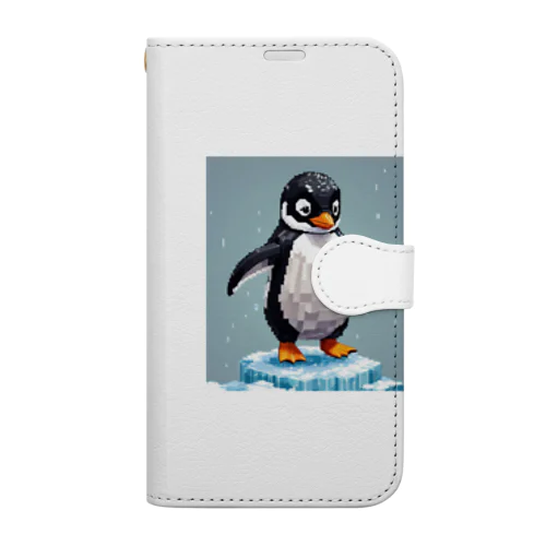 ちょっと切なそうなペンギン Book-Style Smartphone Case