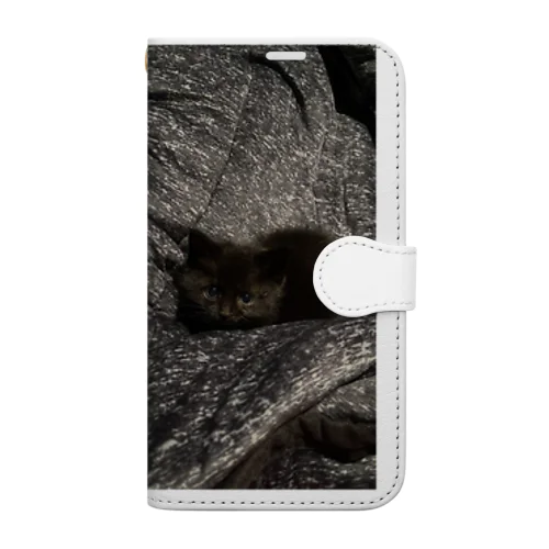 黒猫まいきー Book-Style Smartphone Case