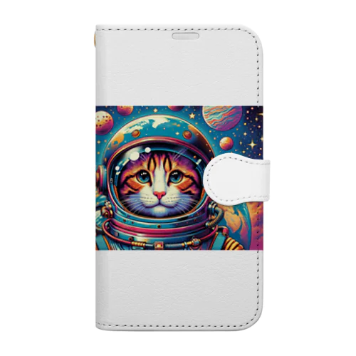 宇宙猫 Book-Style Smartphone Case