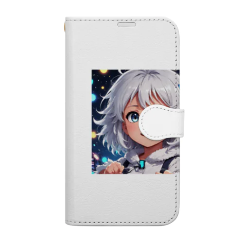 もふもふの美少女 Book-Style Smartphone Case