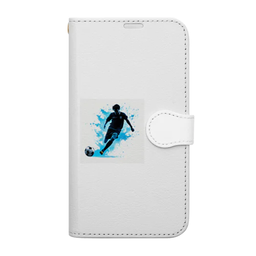 サッカープレーヤー02 Book-Style Smartphone Case