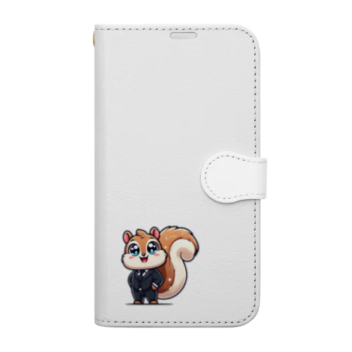 入社2年目の先輩リス Book-Style Smartphone Case