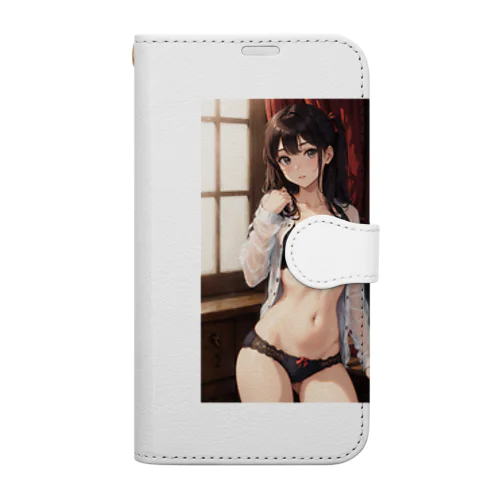 カワイイ下着女子 Book-Style Smartphone Case