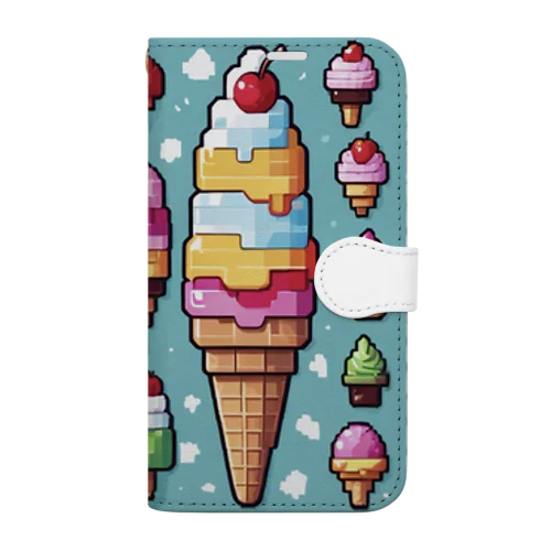 ソフトクリーム🍦@姪ﾁｬﾝ Book-Style Smartphone Case