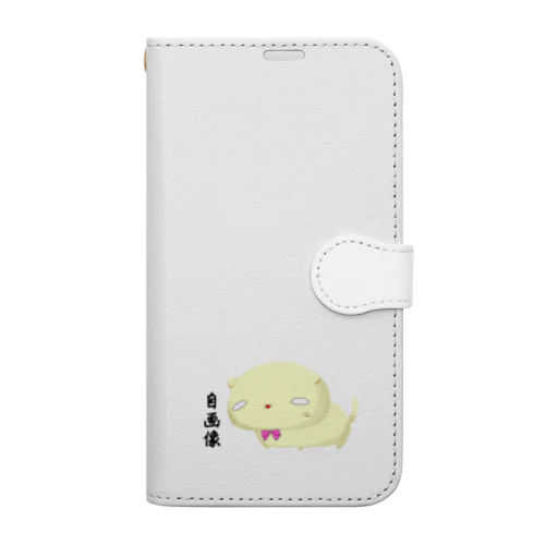 シンプルにゅるり Book-Style Smartphone Case