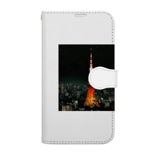 夜景～大都会・東京の夜～ Book-Style Smartphone Case