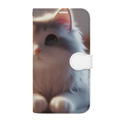 ねこニコばん Book-Style Smartphone Case