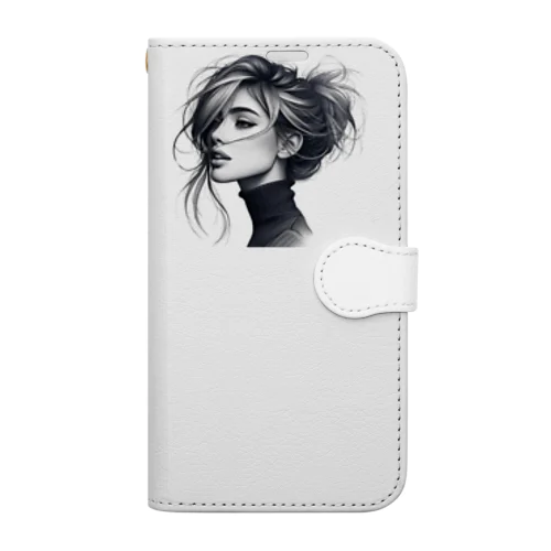 ✨Elegant Sketch✨ Book-Style Smartphone Case