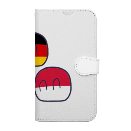 ﾎﾟｰﾗﾝﾄﾞﾎﾞｰﾙ色々 Book-Style Smartphone Case