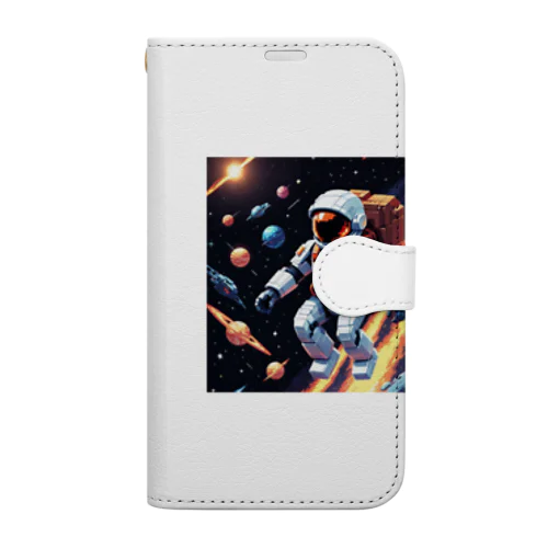 宇宙を旅している勇者 Book-Style Smartphone Case