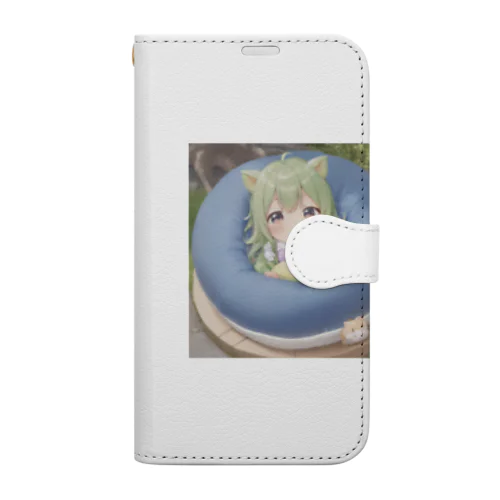 うるうるな眼の可愛い女の子 Book-Style Smartphone Case