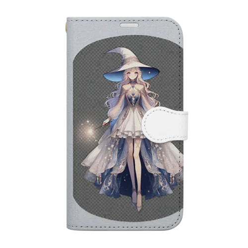 魔法使いの女の子 Book-Style Smartphone Case