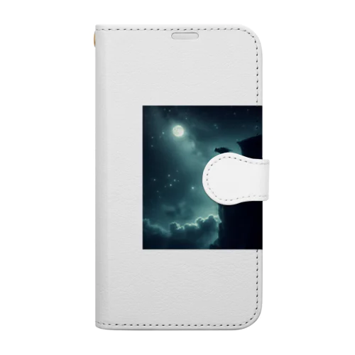 月と竜 Book-Style Smartphone Case